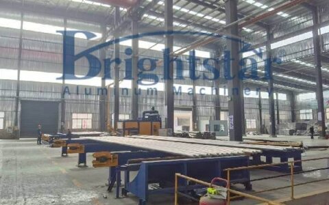 Aluminium billets cutting system