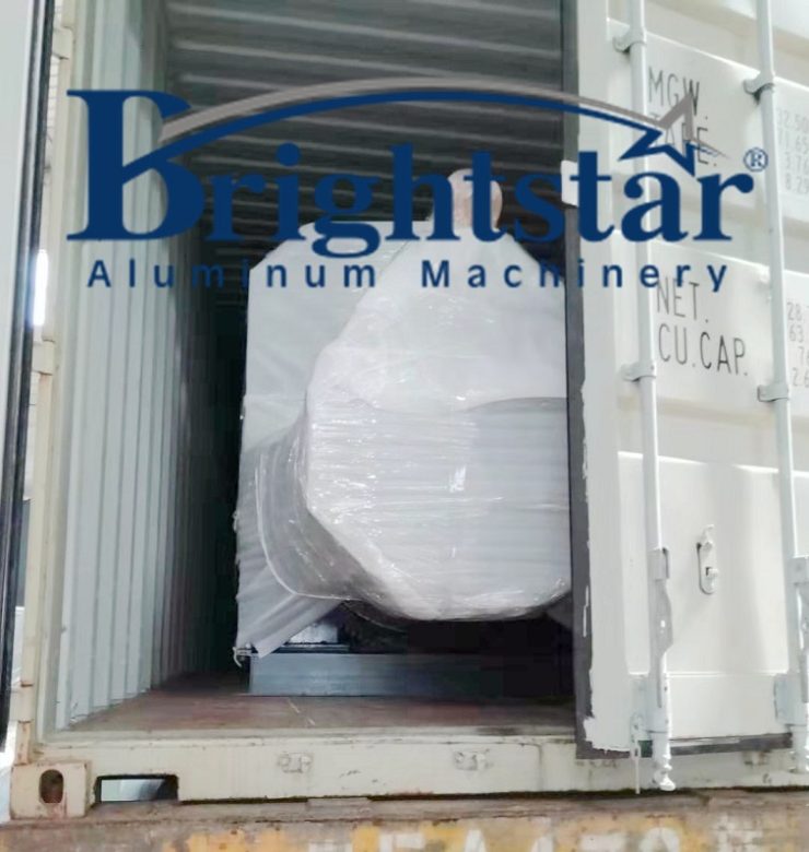 Aluminium dross cooling barrel loading for India Ahmedabad customer