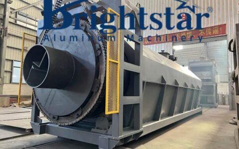 Aluminium dross cooling machine