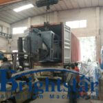 India customer aluminium dross machine and cooling barrel delivery