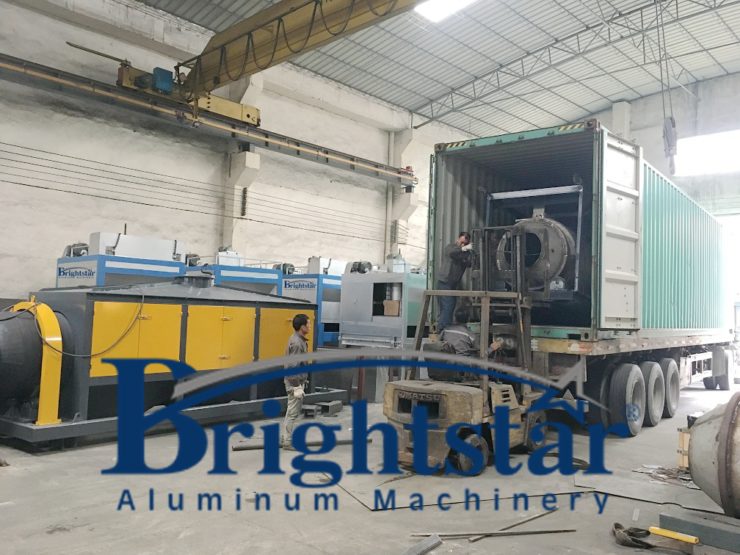 Aluminium dross machine and cooling machine loading for India customer