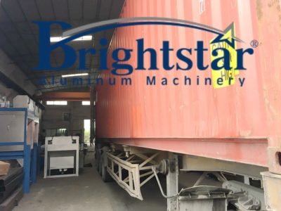 Aluminium dross processing machine loading for Mexico customer