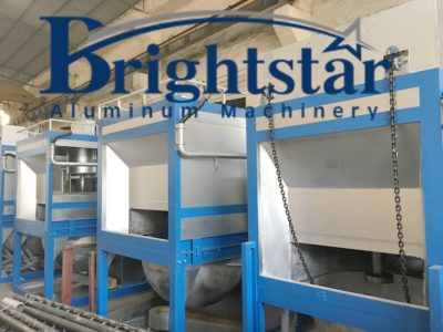 Aluminium dross processing machines in the workshop