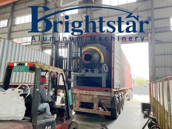Aluminium dross sieving machine loading for Nigeria customer