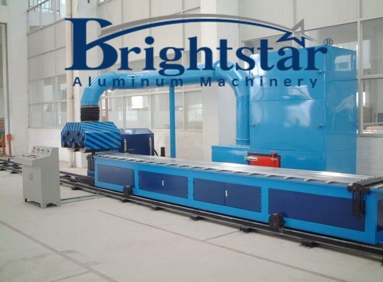 Automatic aluminum profile polishing machine