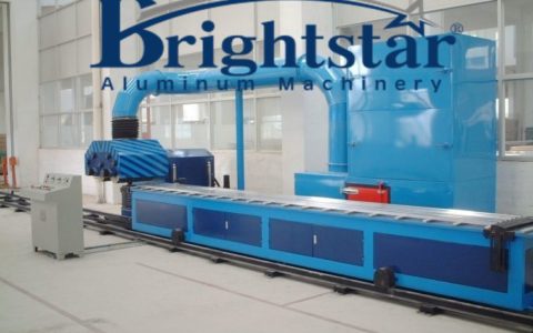 Aluminium extrusion profile polishing machine