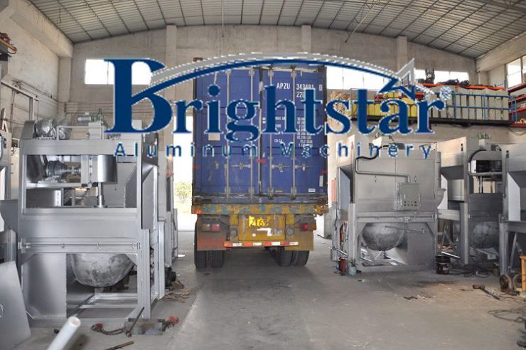 Aluminum dross machine loading for Egypt customer