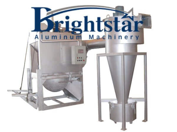 Aluminum dross recovery machine