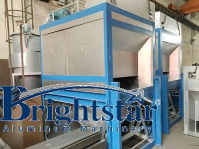 Aluminum dross recycling machine