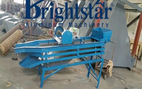 Aluminum dross sieving machine