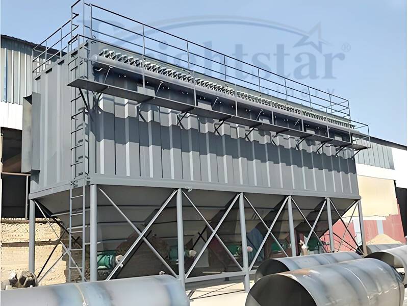Aluminum drosss processing baghouse dust collector