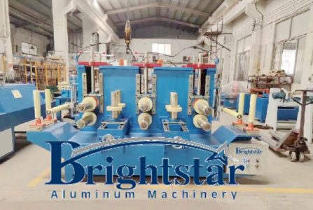 Aluminum extrusion cold working process-roller correction