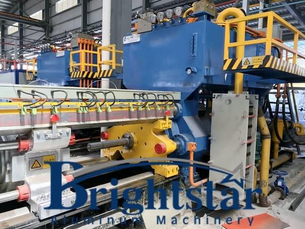 Aluminum extrusion machine