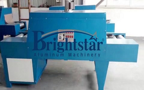 Aluminum hot shrink packaging machine