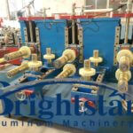 Aluminum profile shape straightening machine testing