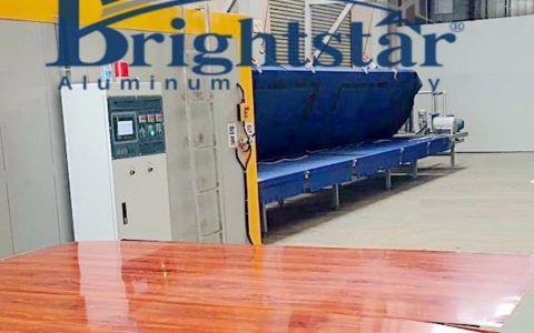 Aluminum sheet wood grain effect heat transfer machine