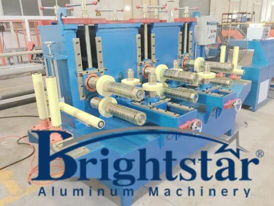 Big five group aluminum profile shape correction Machine