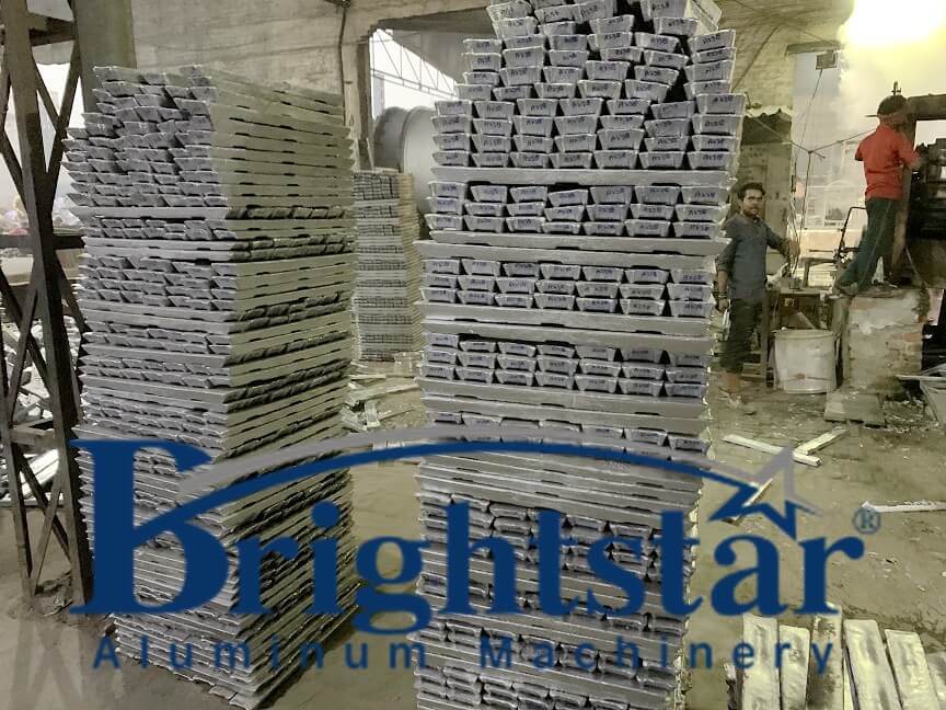 Delhi customer aluminium alloy ingot