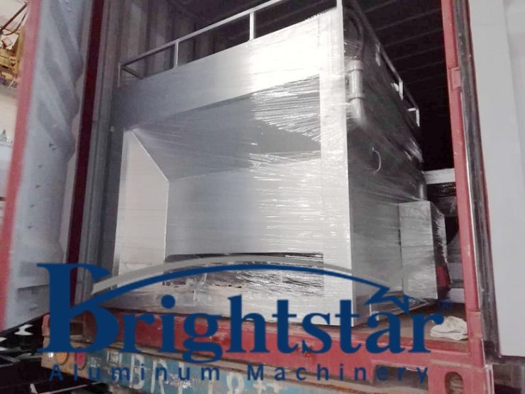 India customer aluminium dross machine delivery to Mundra port
