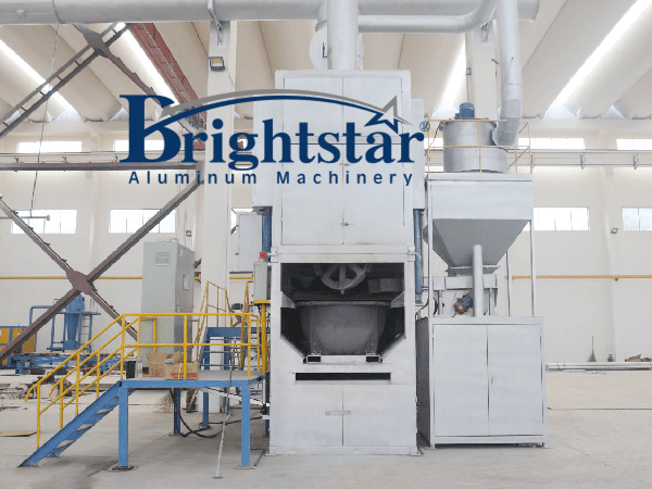 Integrated automatic aluminium dross processing system