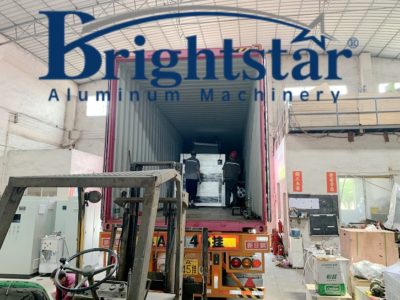 Nigeria customer aluminium dross machine loading