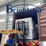 Nigeria customer hot aluminium dross machine loading