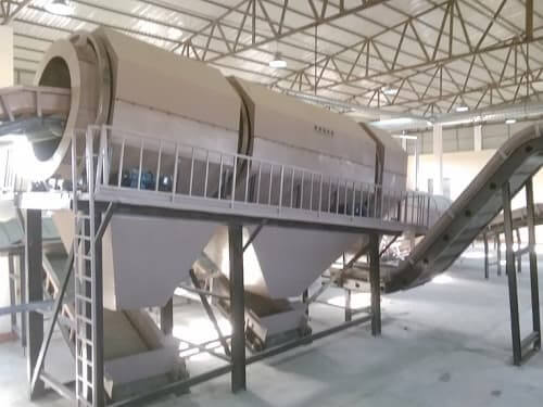 Rotary screen machine