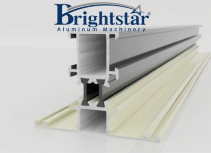 Strip thermal break aluminum profile