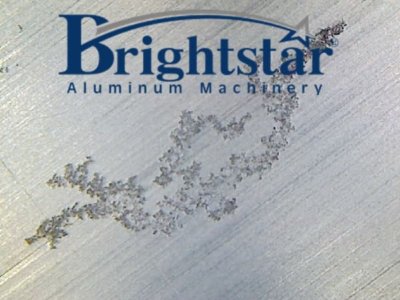 Surface corrosion of aluminum extrusion