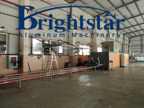 Wood grain aluminum profile machine project