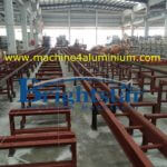 Aluminium extrusion production line installation for aluminum extrusion plant