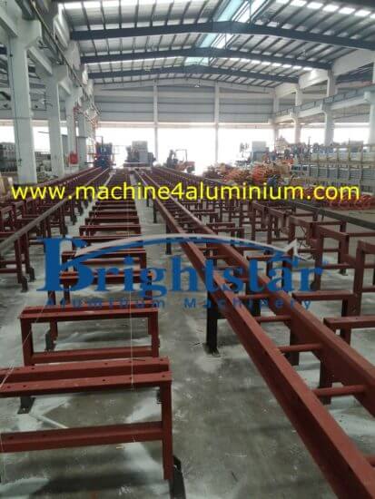 Aluminum extrusion production line installation